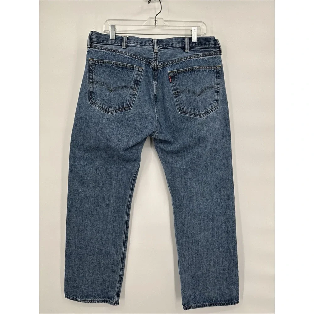 Levi's Mens Jeans 501 Straight Button Fly Denim‎ 38x30 Levis Country Cowboy